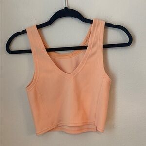 Lululemon Align Ribbed Waist-Length Tank Top – Soft Peach – Estimated Size 4
